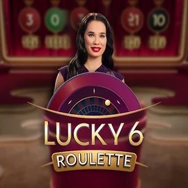 Lucky 6 Roulette slot logo by Pragmatic Play at BetPanda Casino