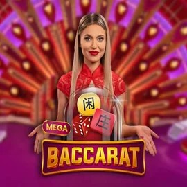 Mega Baccarat logo – Live Casino by Pragmatic Play at BetPanda Casino